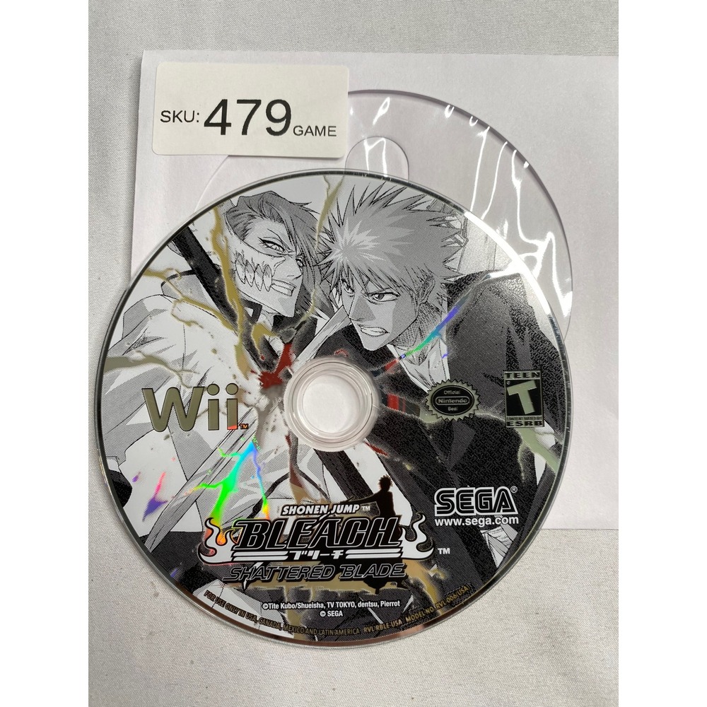 Bleach Shattered Blade Nintendo Wii Game Disc Only